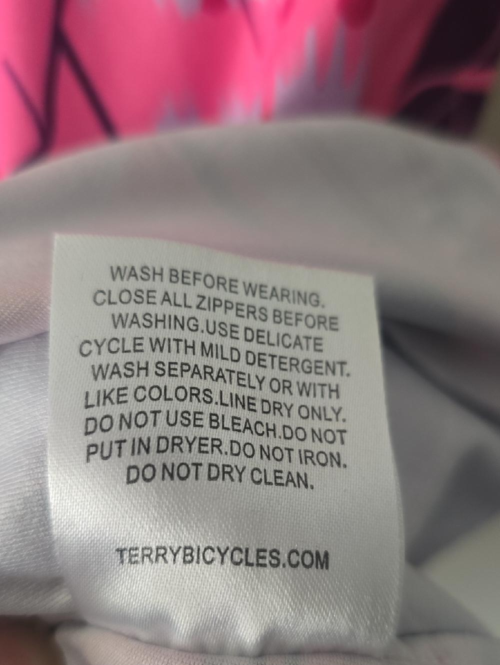 Terry Bicycles Sleeveless Geometric Patterned Jersey - Picture 8 of 9
